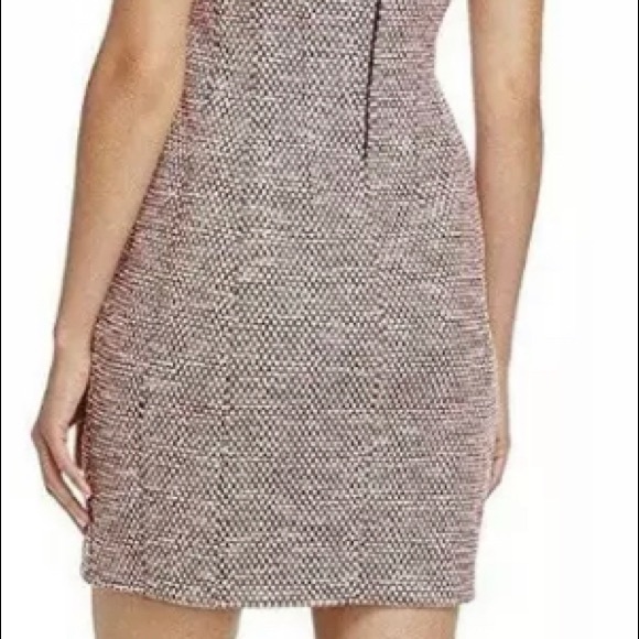 Theory tweed, pink & navy palette dress a line. Like new - Picture 5 of 7
